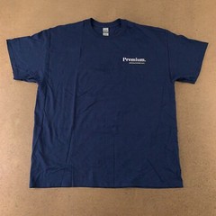 Gildan Men’s Size XL Navy Premium Retail Logo Graphic Short Sleeve T-Shirt New