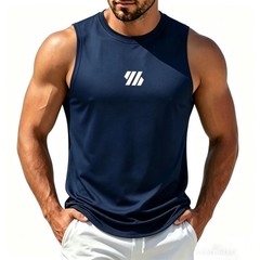 Men’s Casual Fitness Tank Top Sportswear Sleeveless Mesh Breathable Sports Vest