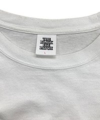 THE BLACK EYE PATCH Handle with care logo T-shirt white