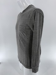 The Normal Brand Pocket T-Shirt Long Sleeve M Gray Cotton Poly Rayon YGU U4-103