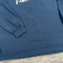 Vintage Volcom Shirt Mens Medium M Blue Long Sleeve Graphic Skater Logo 90s Y2K