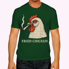 Fried Chicken Smoking Joint Funny T-Shirt