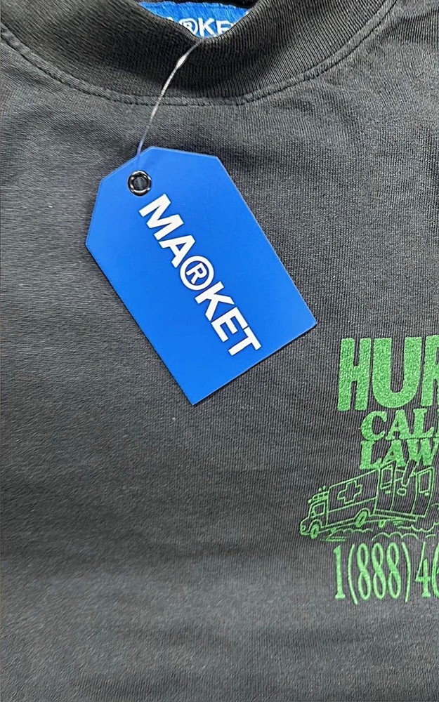 Market Studios Call My Lawyer Hotline tee. Market T-Shirt – Size XL – NWT