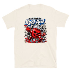 DONT DRINK THE KOOL-AID SHIRT, KOOLAID SHEEP POLITICAL T-SHIRT