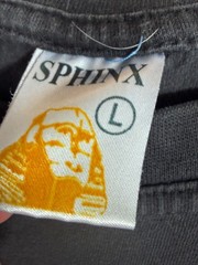 Vintage Sphinx Pyramids of Giza shirt mens Size Large 100% Cotton Made in Egypt