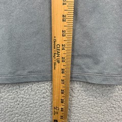 Public Rec Henley Shirt Mens Medium Gray Pima Short Sleeve Active Work Travel