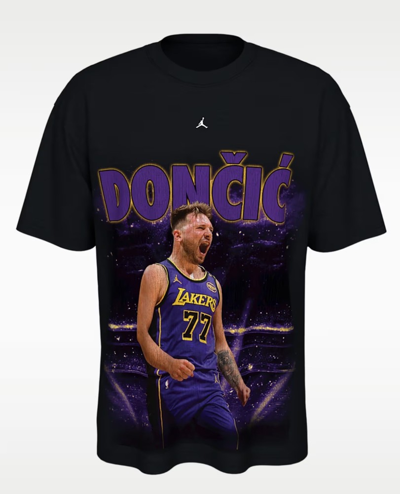 Lakers Luka Dončić Jordan Basketball Max90 T-Shirt