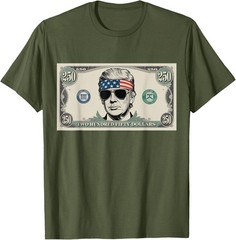 Commemorative 250 Years Dollar Bill Design Trump Funny T-Shirt