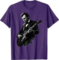 Abraham Lincoln Abe Lincoln Playing Guitar Retro Vintage T-Shirt