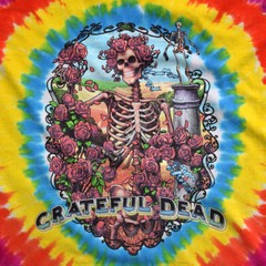 GRATEFUL DEAD-RAINBOW BERTHA-TIE DYE T-SHIRT S-M-L-XL-2X-3X-4X-5X-6X Garcia,Wier