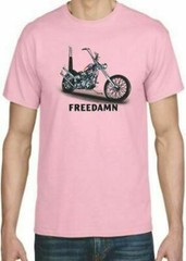 Adult DryBlend® T-Shirt – ( FREEDAMN – AMERICAN PRIDE / BIKER / CHOPPER)