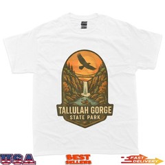 Tallulah Gorge Shirt Waterfall Bridge Kayak Georgia Park T-Shirt