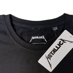 Official Metallica T-Shirt Jersey Original Black Ride the Lightning T-Shirt