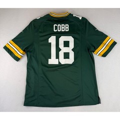 Nike Green Bay Packers Randall Cobb Jersey Mens Large Green #18 NFL On Field