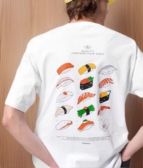 GU Graphic T-Shirt OMIYAGE Yunosuke + X Tee Japan Limited NEW Osushi Sushi New