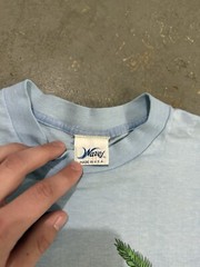 Vintage 80’s Single Stitch Blue Waves of the World Beach Graphic Shirt