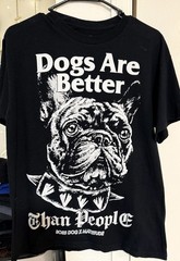 Boss Dog x Mattitude Mens T Shirt Size Medium Black Graphic Tee