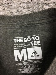 Adidas The Go-To Tee Shirt Mens Size Medium Gray Take Over Short Sleeve
