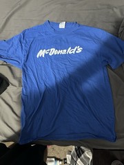 Various McDonalds employee shirts