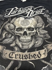 2015 Parkway Drive Crushed Skull Band T-Shirt Size S Ire Album Era Metalcore PWD