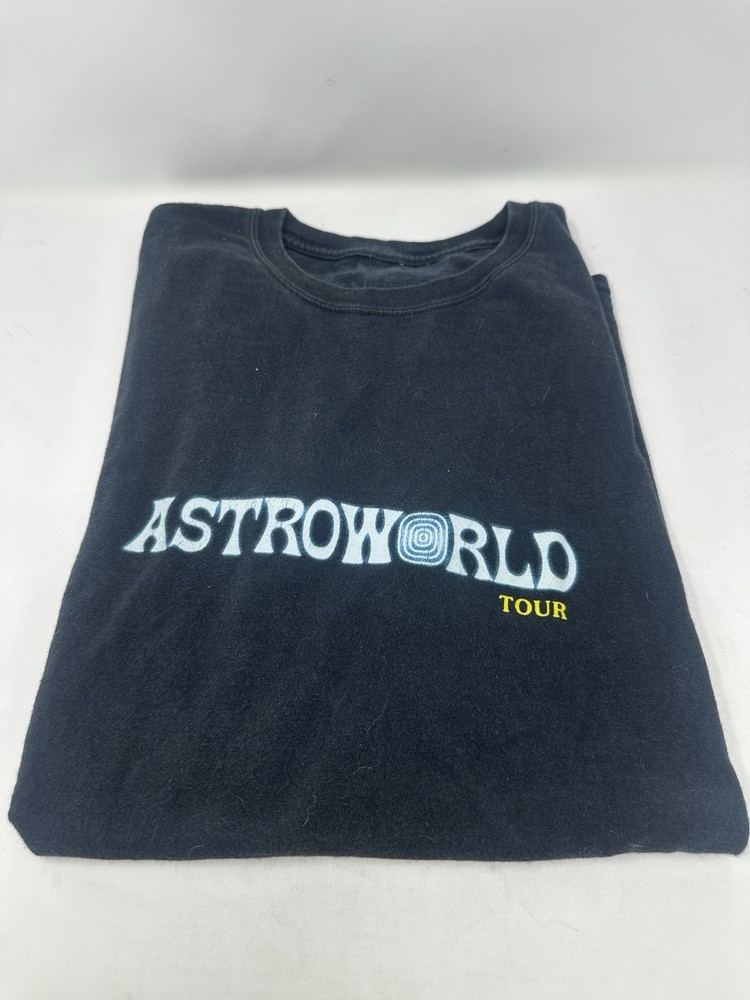 Travis Scott Astroworld Tour Tee Black Size XXL USED