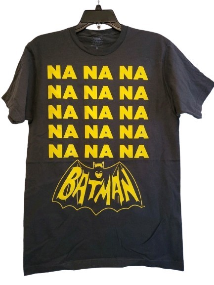 New Batman Logo Na Na Na Na Mens Medium DC Comics Comic Book Superhero T-Shirt