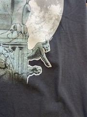 Vintage Fashion Victim Gargoyle 90s T Shirt Horror Art AOP Tee FV Archive Sz. L