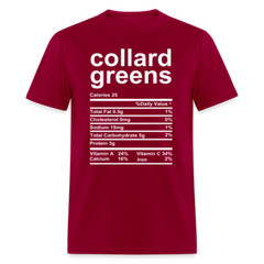 Collard Greens Nutrition Facts T-Shirt