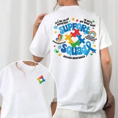 Autism T-shirt, Autism Awareness T-shirt, Family Autism Support Squad