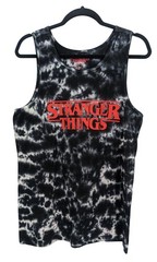 Stranger Things Tie Dye Graphic Tank Top Streetwear Grunge Indie Sleaze Small