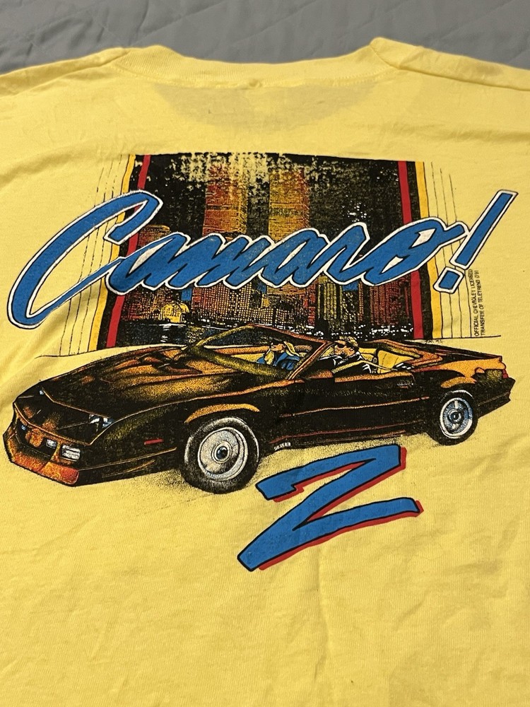 🟨🟨🟨 VINTAGE 1991 CHEVY CAMARO Z/28 MEN’S XL SHIRT MADE IN USA 🇺🇸 CHEVROLET