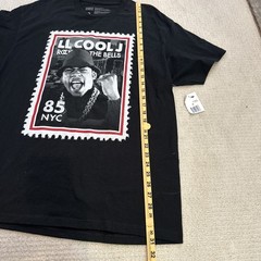 Cross Colours LL Cool J Rock The Bells NY 85 Stamp 90s Retro Legends TShirt Xlg