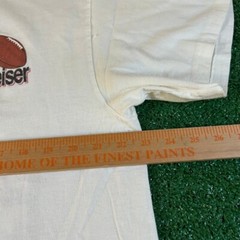 Vintage Will Play For Budweiser Football Graphic Tee Shirt Y2K Mens Extra Large