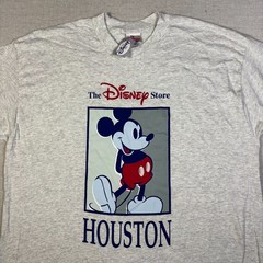 Vintage The Disney Store Sleep Shirt Houston Mickey One Size USA Made New Tags