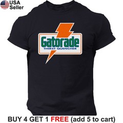 Gatorade T-Shirt Retro Sports Workout Basketball Football Baseball Tennis BGG02