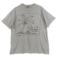Vintage Hanes Shirt Mens XL White Lovely Bunch O Coconuts Hawaii Tee Music Song