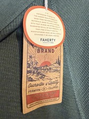 Faherty Men’s Long Sleeve Cloud Waffle Crew Deep Fern Green Shirt Men’s Size XXL