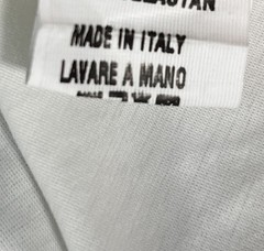 BARONE Tee-Shirt Men’s Sz XL MADE IN ITALY 95% Polyester 5% Elastane Stretch
