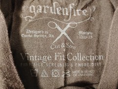 Garden Fire 2XL Vintage Fit Collection Fine Silk Screening We The Church Cut Sow