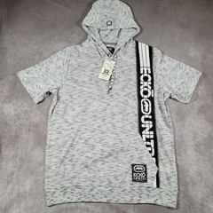 Ecko Unltd Hoodie Mens Medium White Space Dye Short Sleeve Pullover Shirt Street