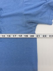 Reebok T-Shirt Men Medium Blue Logo Cotton Polyester Tee.#40832