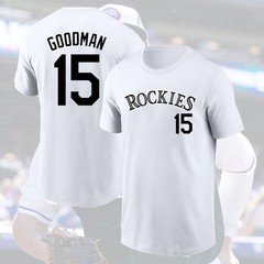 SALE 30% – Hunter Goodman #15 Colorado Rockies 2025 Name & Number For Fans