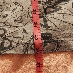 Marvel Superhero Characters All Over Print Faces T-Shirt Gray Size Small Tee AOP