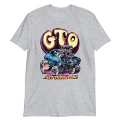 GTO VINTAGE 70’s Short-Sleeve T-Shirt, PONTIAC, MOPAR, HOT ROD, MUSCLE CARS