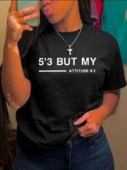 Cotton Blends Basic Print Regular T-shirt