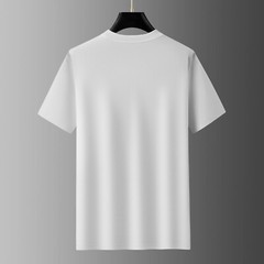 New Fashion Trend Embroidered Zip Pocket Short Sleeve Luxury Summer Men T-Shirt