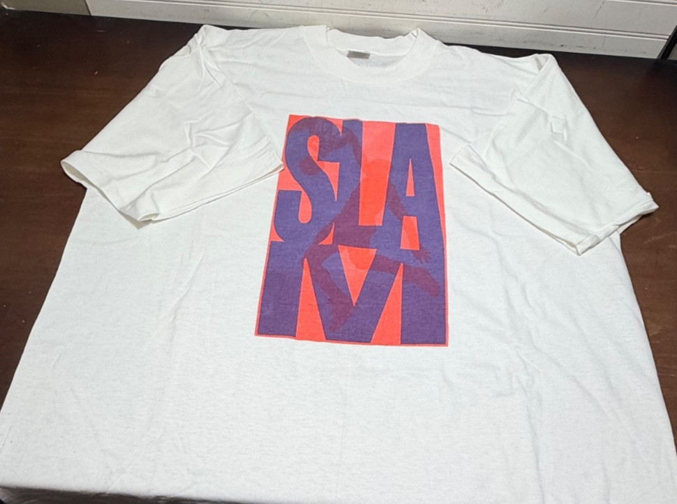 Vtg 90’s Slam Basketball Tee T Shirt XL Single Stitch USA Fruit of Loom