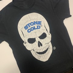 WWE Stone Cold Steve Austin Skull Austin 3:16 Graphic T-Shirt Black Medium