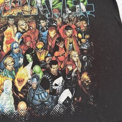 Vintage Marvel Mad Engine Shirt Mens 2XL Black Fade Comic Hero Villain