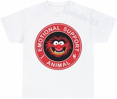 The Muppets Emotional Support Animal Funny Vintage S-5XL Tee Men Women Unisex